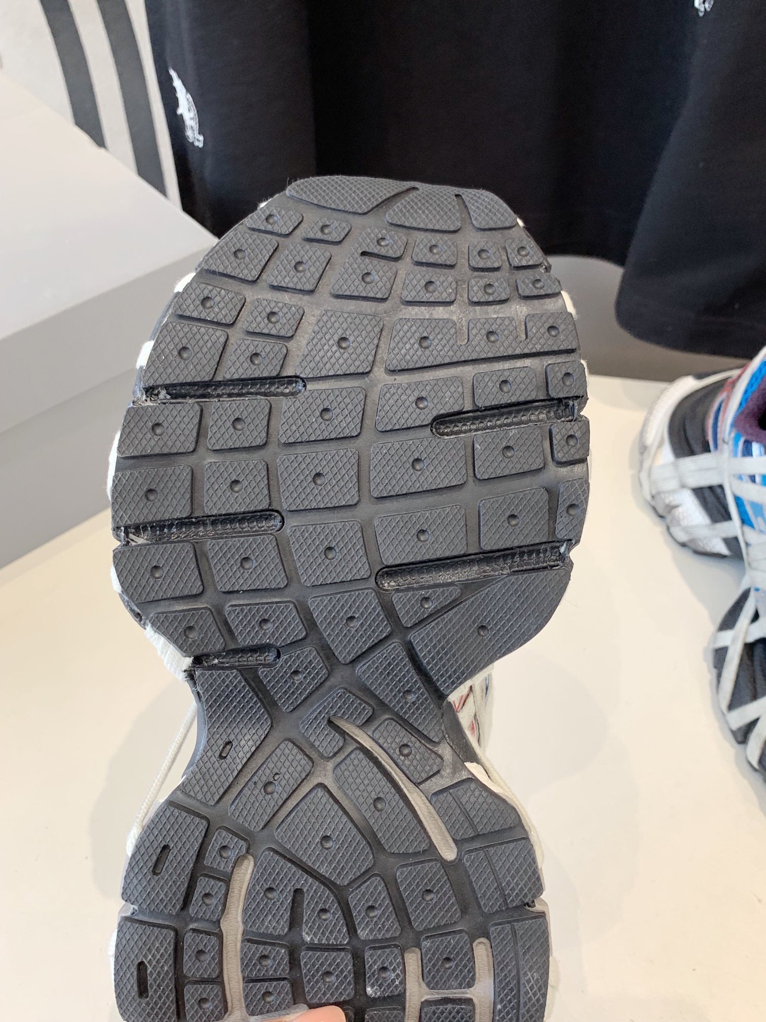 3XL EXTREME LACE SNEAKER BLUE MIX PINK SILVER AND RED