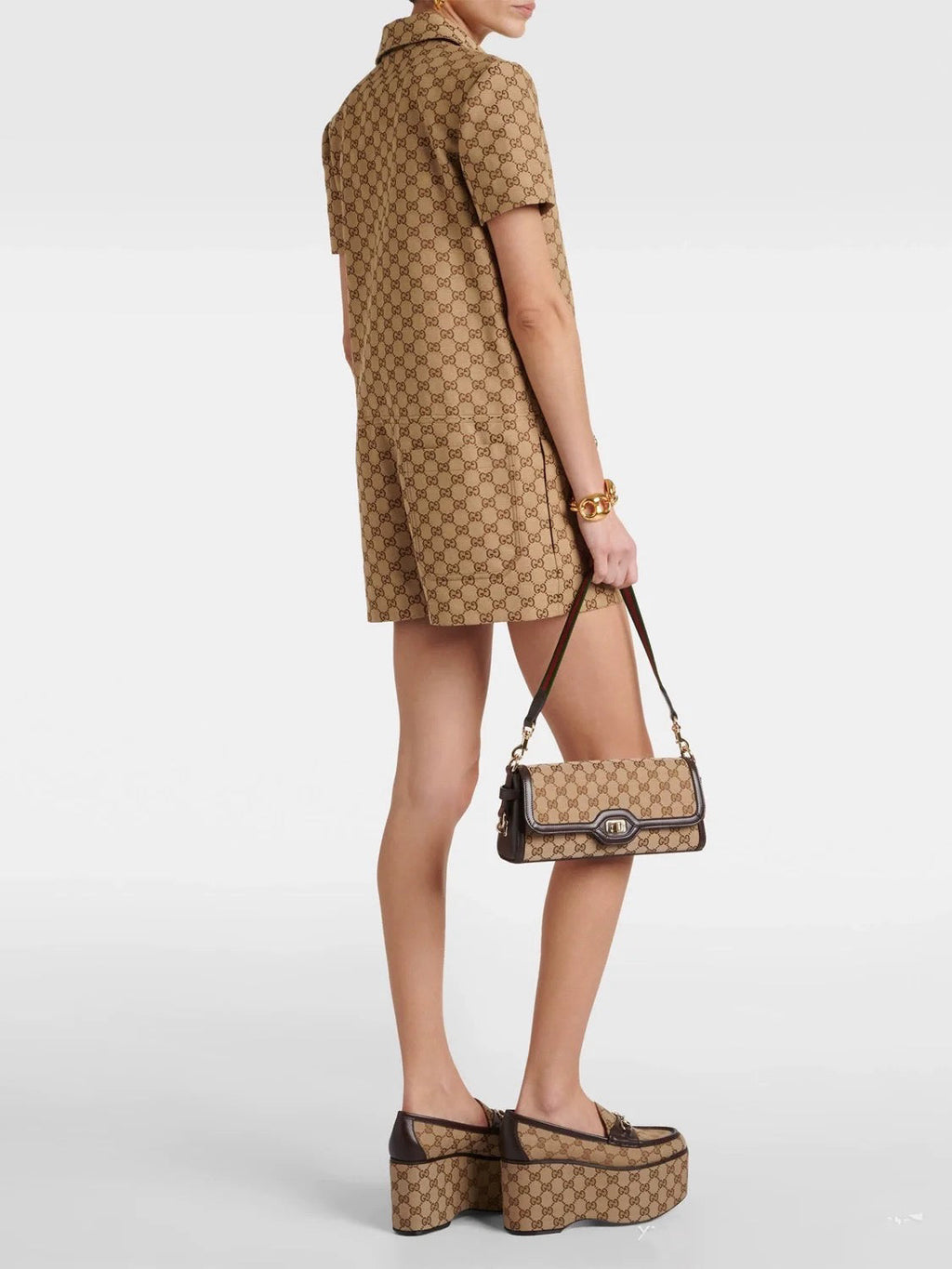 Gucci Brown Jumpsuit