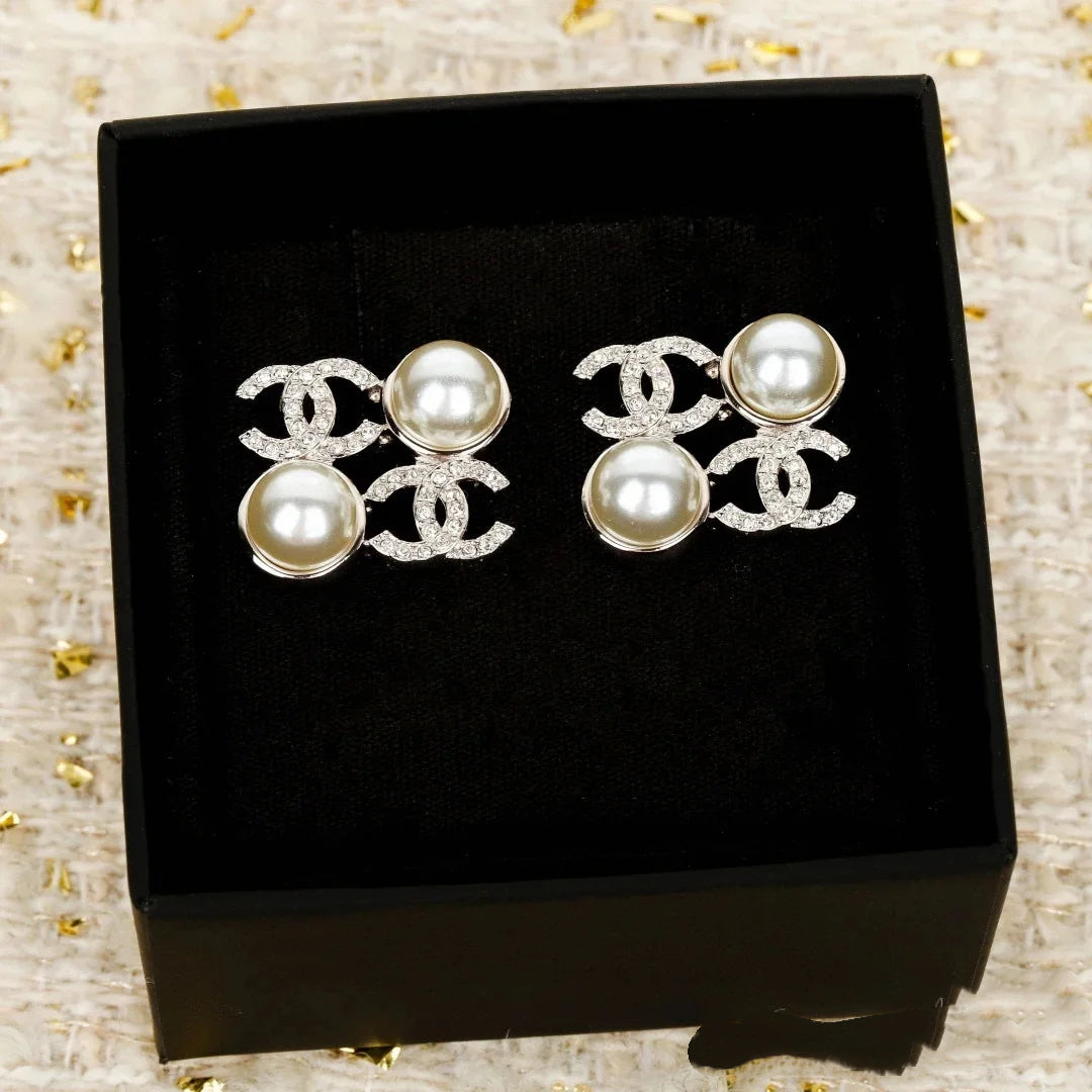 Chanel Pearl Earrings