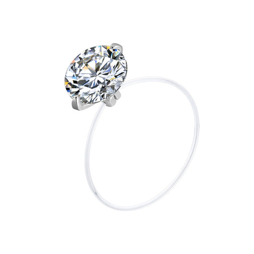 1 Carat 2 Carats Mermaid Tear Moissanite Ring